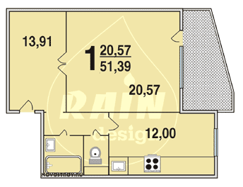 Планировка квартир серии 1-510