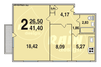 Планировка квартир серии 1-510