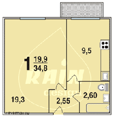 Планировка квартир серии И-18