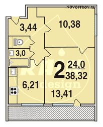 Планировка квартир серии И-209А