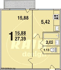 Планировка квартир серии И-29
