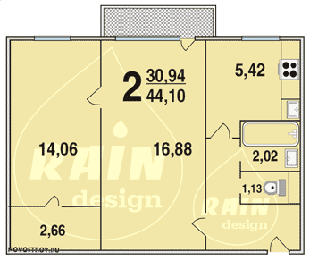 Планировка квартир серии И-29