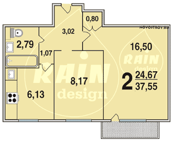 Планировка квартир серии И-29