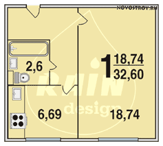 Планировка квартир серии И-49