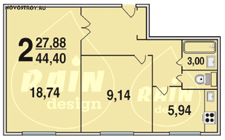 Планировка квартир серии И-49