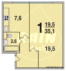 Планировка квартир серии И-68-02