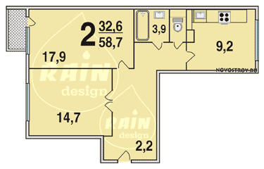 Планировка квартир серии П-4