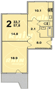 Планировка квартир серии П-44