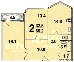 Планировка квартир серии П-44ТМ