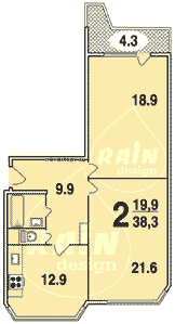 Планировка квартир серии П-44ТМ