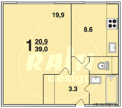 Планировка квартир серии П-46
