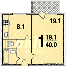 Планировка квартир серии П-90