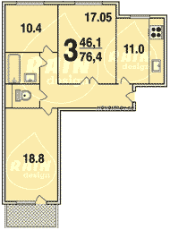 Планировка квартир серии П-90