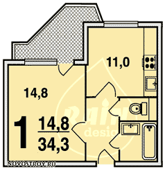 Планировка квартир серии ПД-4