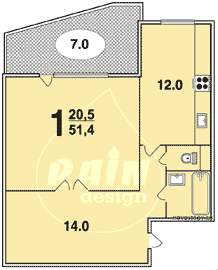 Планировка квартир серии С-111М